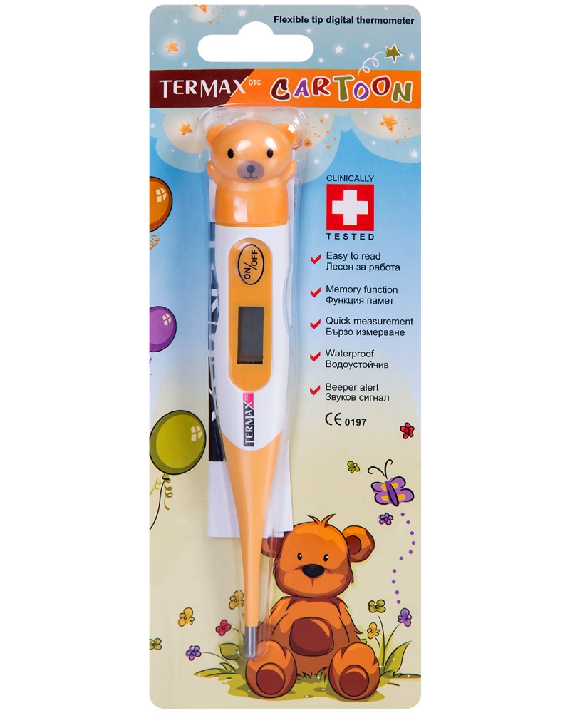 Термометър с гъвкав връх Termax Cartoon Термометър с гъвкав връх Termax Cartoon - продукт