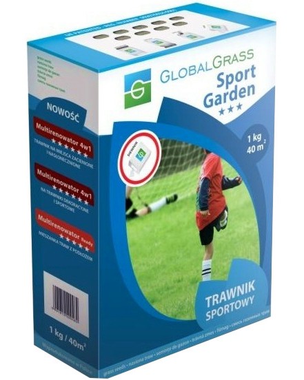 Тревна смеска за спортни площи Global Grass Sport Garden Тревна смеска за спортни площи Global Grass Sport Garden - 1 kg -