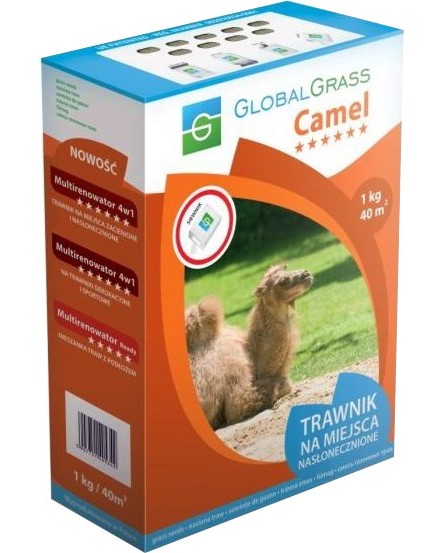 Тревна смеска за слънчеви терени Global Grass Тревна смеска за слънчеви терени Global Grass - 1 kg -