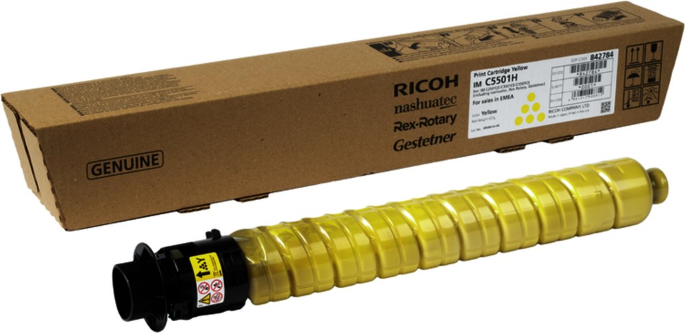 Тонер RICOH 842784 Yellow Тонер RICOH 842784 Yellow - 24000 страници -