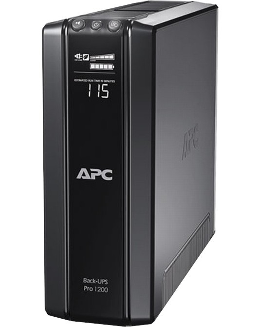   APC Power Saving Back UPS Pro 1200 - 1200 VA, 720 W, 24 V / 9 Ah, 6x Schuko , RJ-11 / RJ-45 , AVR, LCD , Line Interactive - 