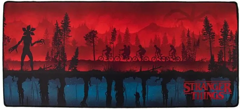 Подложка за бюро Upside Down Подложка за бюро Upside Down - 80 x 35 cm на тема Stranger Things -