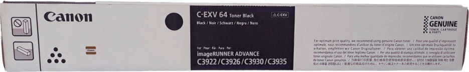 Тонер Canon C-EXV 64 Black Тонер Canon C-EXV 64 Black - 38000 страници -