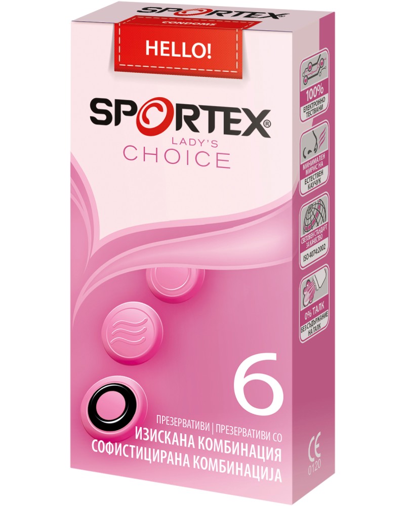 Sportex Lady's Choice Condoms -   3   -   6  - 