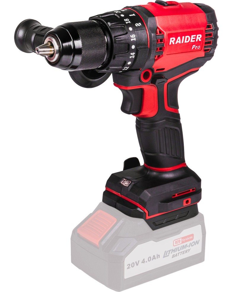 ������������ ������ ��������� 20V Raider Solo RDP-YBID20 - ��� ������� � ������� �� ������� Pro - 