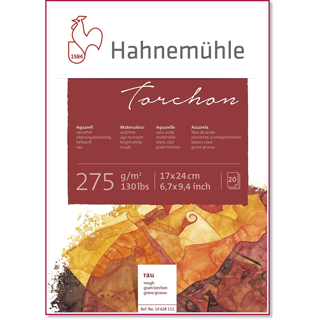    Hahnemuhle Torchon - 20 , 275 g/m<sup>2</sup> - 