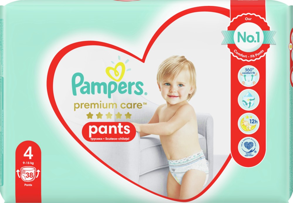  Pampers Premium Care Pants 4 - 38÷114 ,   9-15 kg - 