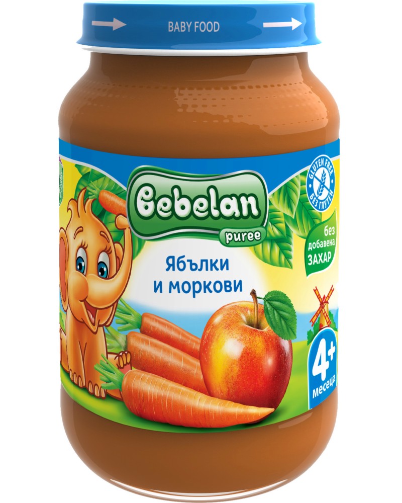      Bebelan Puree - 190 g,  4+  - 