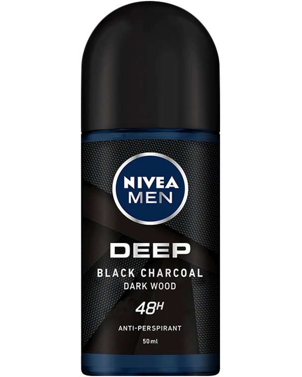 Nivea Men Deep Black Charcoal Anti-Perspirant -        Deep - 