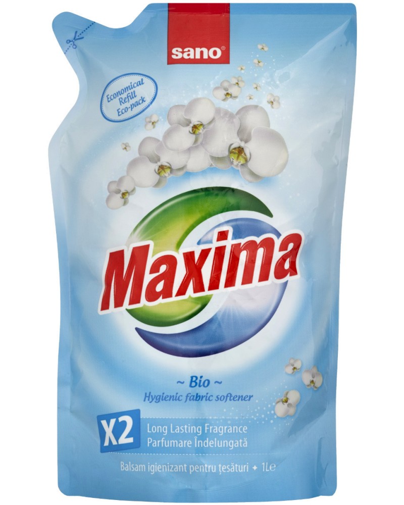 Омекотител за бебешки дрехи Sano Maxima Bio - 1 ÷ 4 l - продукт