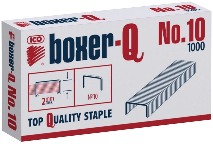 Телчета за телбод Ico Boxer Q No10 Телчета за телбод Ico Boxer Q No10 - 1000 броя -
