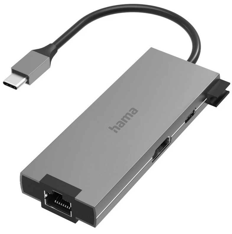 USB-C  Hama - 5  (1x LAN/Ethernet, 2x USB-A, 1x USB-C, 1x HDMI) - 
