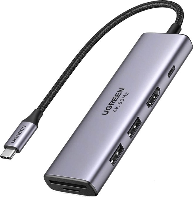 USB хъб Ugreen CM51 USB хъб Ugreen CM51 - 6 порта -