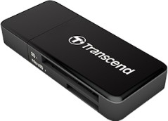 Четец за карти памет USB-A Transcend RDF5 Четец за карти памет USB-A Transcend RDF5 - За SDHC, SDXC, microSDHC и microSDXC карти -