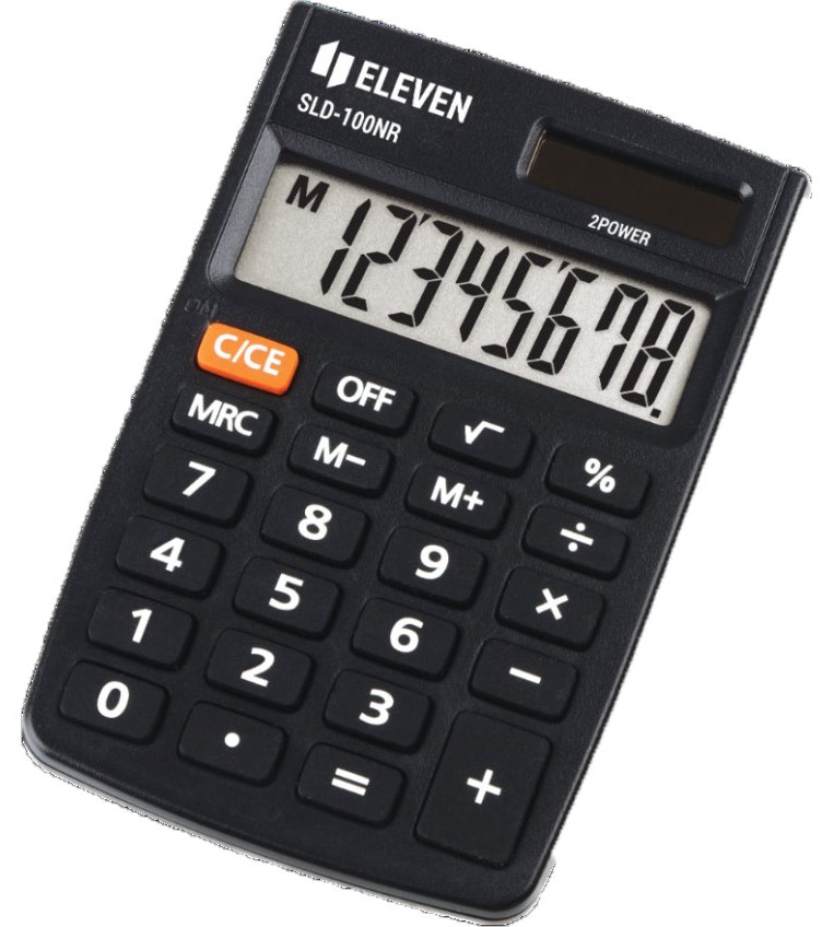 Джобен калкулатор 8 разряда Eleven SLD-100N Джобен калкулатор 8 разряда Eleven SLD-100N -