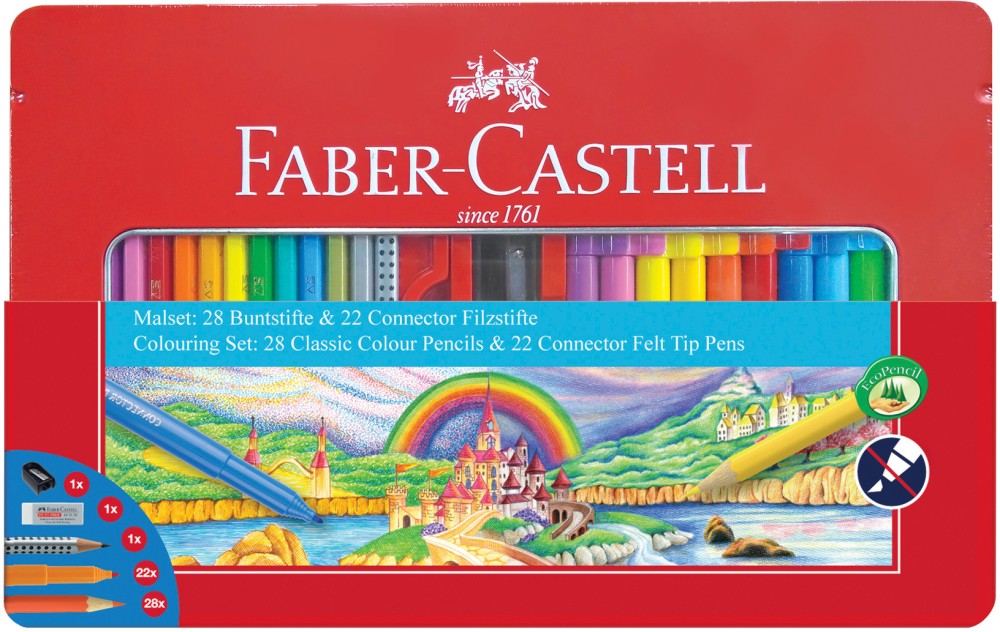    Faber-Castell -  - 28  , 22 , ,     - 