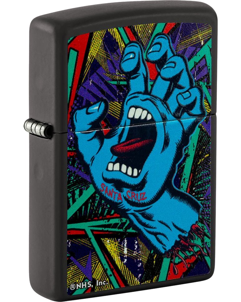   Zippo Santa Cruz Black Light -   Santa Cruz - 