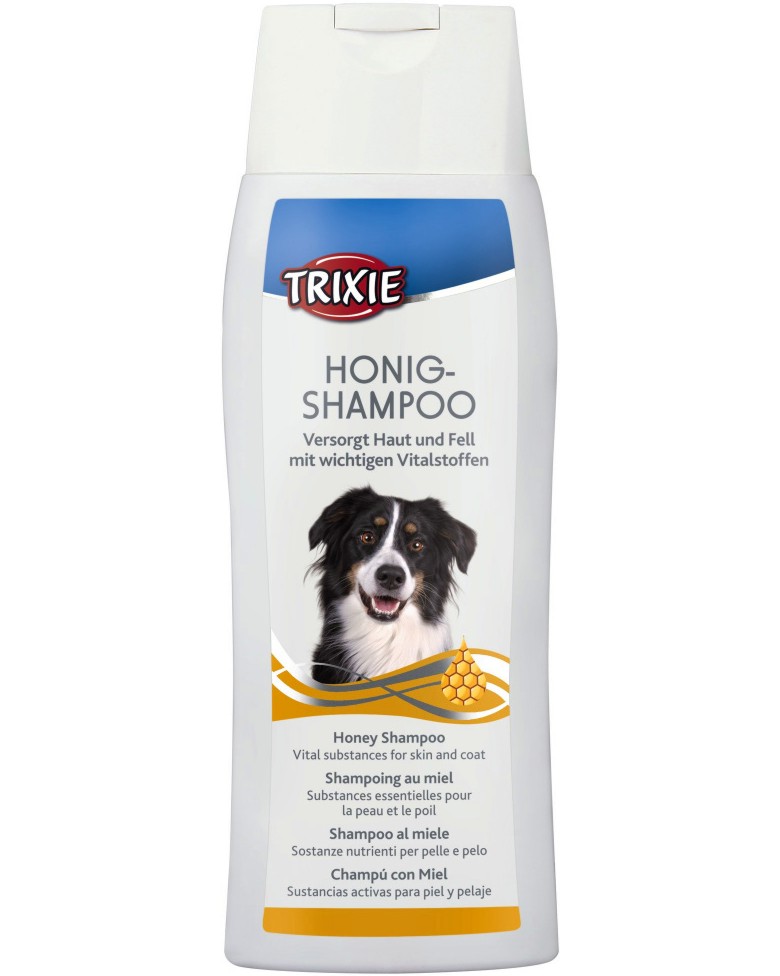 Шампоан за кучета Trixie Honey Shampoo Шампоан за кучета Trixie Honey Shampoo - 250 ml, с мед - шампоан