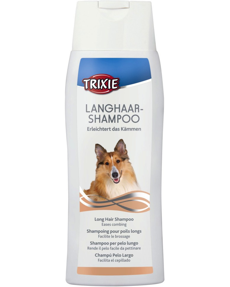 Шампоан за кучета с дълга козина Trixie Long Hair Shampoo Шампоан за кучета с дълга козина Trixie Long Hair Shampoo - 250 ml - шампоан