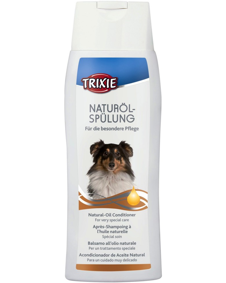 Балсам за кучета Trixie Natural-Oil Conditioner Балсам за кучета Trixie Natural-Oil Conditioner - 250 ml, с натурални масла - балсам