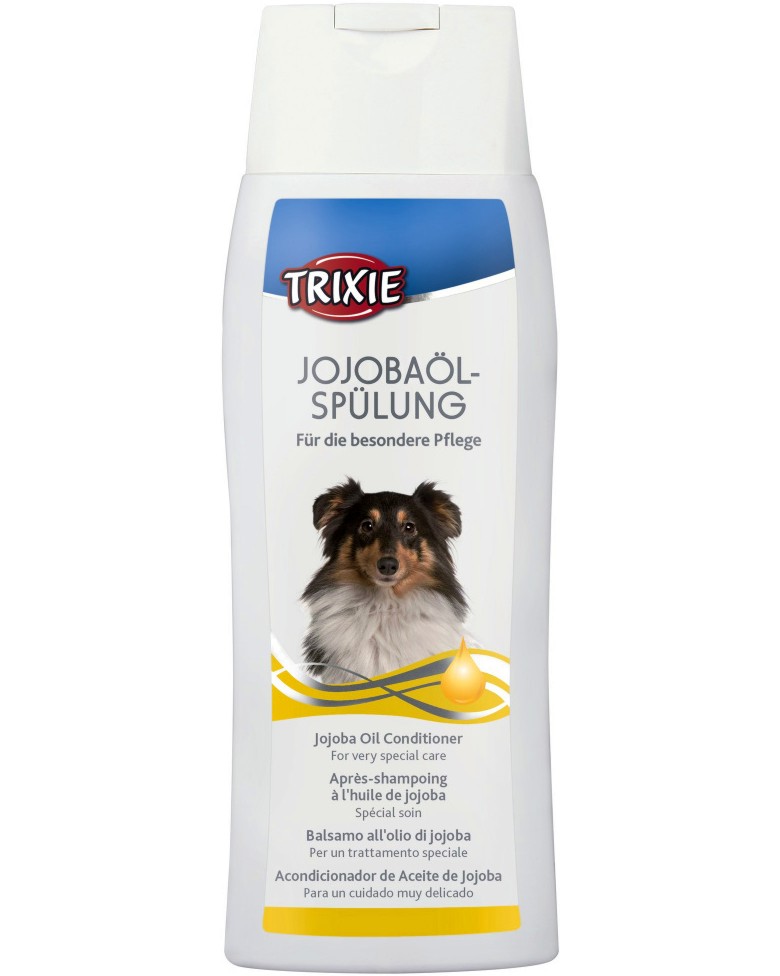 Балсам за кучета Trixie Jojoba Oil Conditioner Балсам за кучета Trixie Jojoba Oil Conditioner - 250 ml, с масло от жожоба - балсам