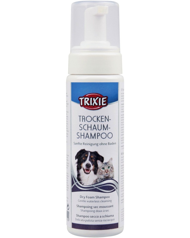 ��� �������-���� ��� �������� �� ������ � ����� Trixie Dry Foam Shampoo - 230 ml - �������