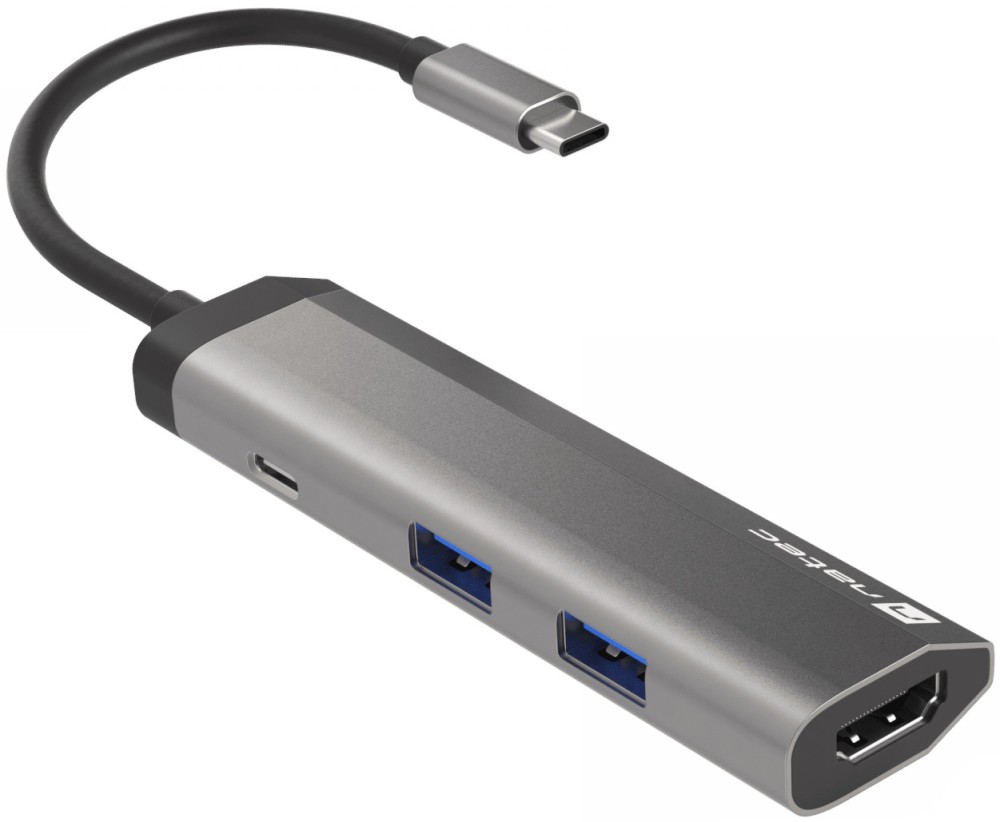 ������ ������� USB-C Natec Fowler Slim - 4 ����� - 