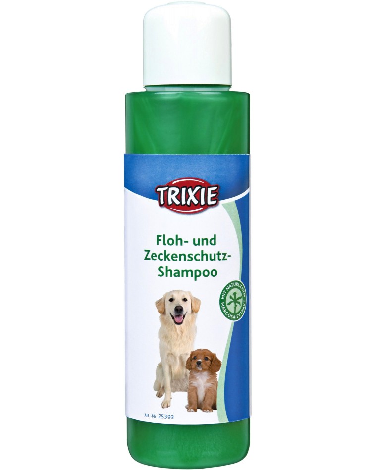 Противопаразитен шампоан за кучета Trixie Flea and Tick Shampoo Противопаразитен шампоан за кучета Trixie Flea and Tick Shampoo - 250 ml - шампоан