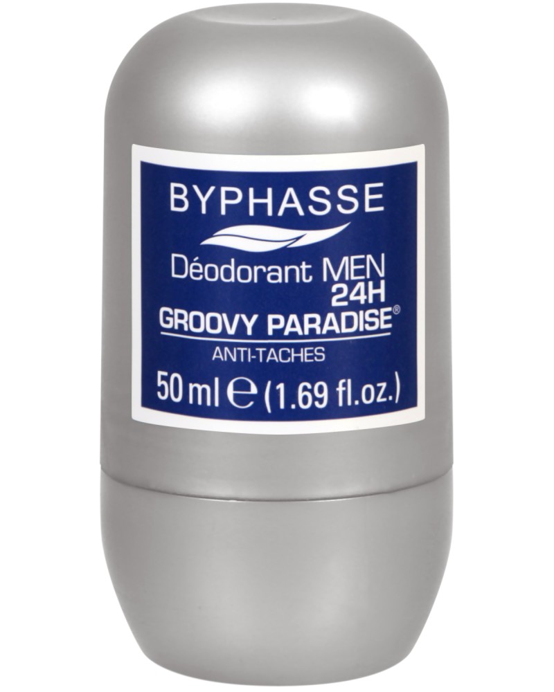 Byphasse Men Groovy Paradise Antiperspirant Roll-On -     - 