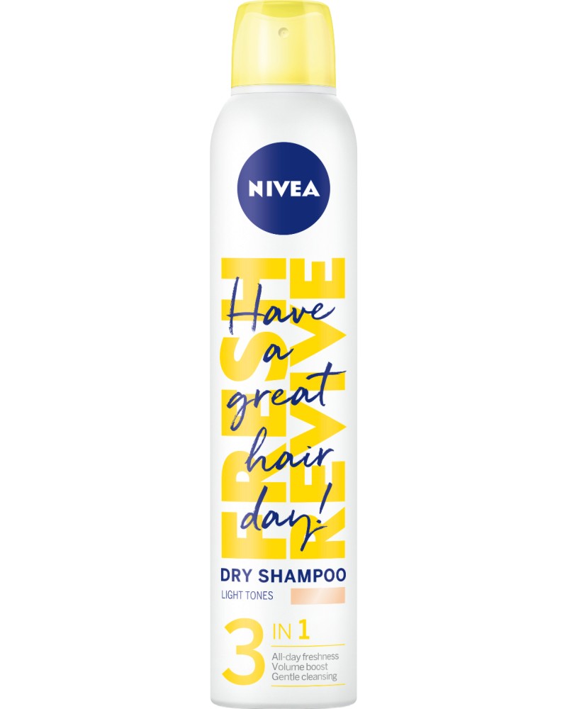 Nivea 3 in 1 Dry Shampoo Light Tones -      - 