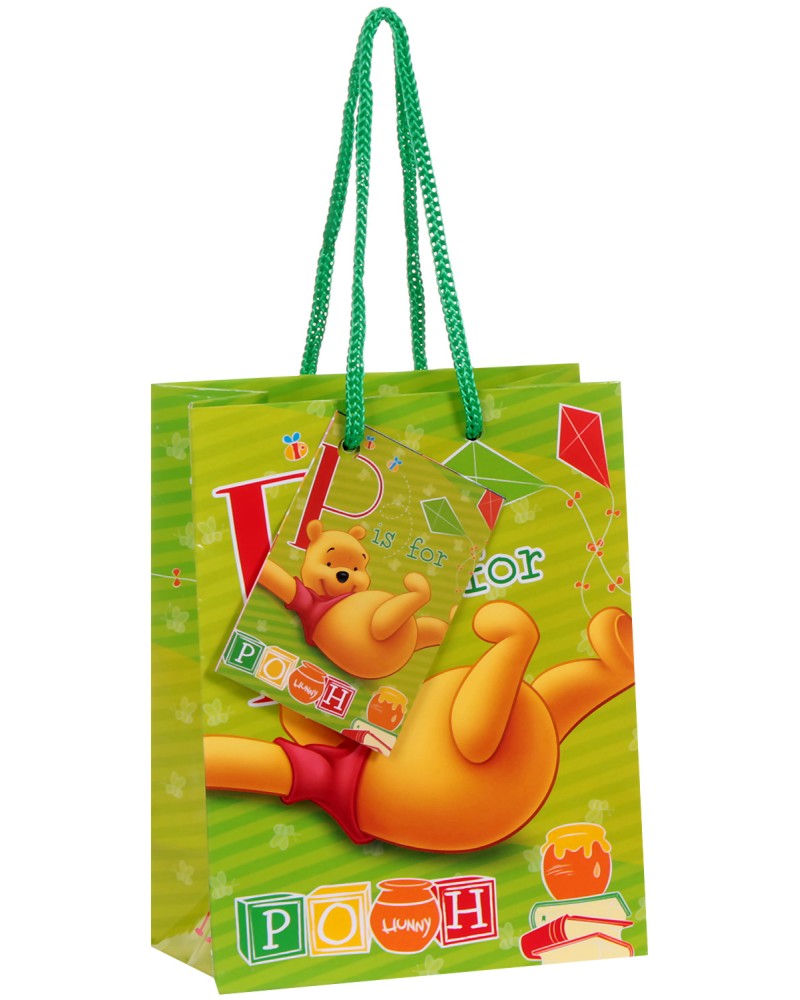 Торбичка за подарък - Мечо Пух Торбичка за подарък - Мечо Пух - Размери 11 x 14 cm - продукт