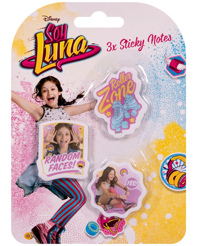 Самозалепващи листчета Canenco Soy Luna Самозалепващи листчета Canenco Soy Luna - 3 кубчета -