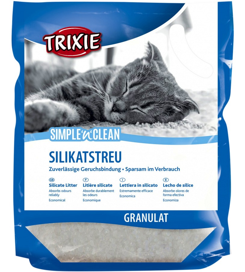 ���������� �������� �� ������� �������� Trixie Simple'n'Clean Silicate Litter - 3.8 � 5 l - �������