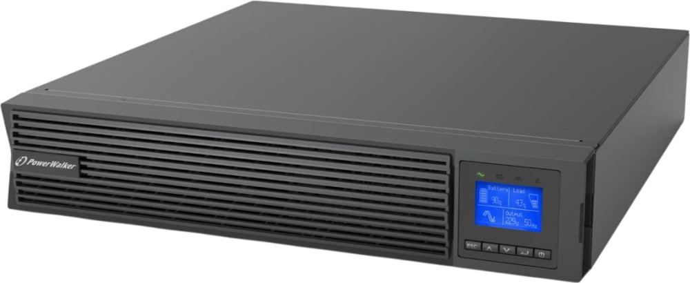 ������������� �������������� ���������� PowerWalker VFI 1000 ICR IoT - 1000 VA, 1000 W, 8 x IEC C13, 12 V / 7 Ah, USB, RS232, On-Line - 