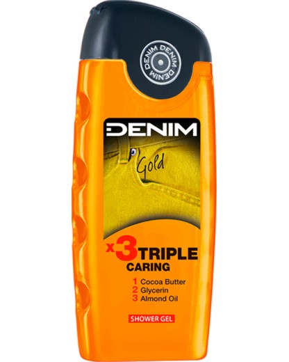 Denim Gold Shower Gel -       Gold -  