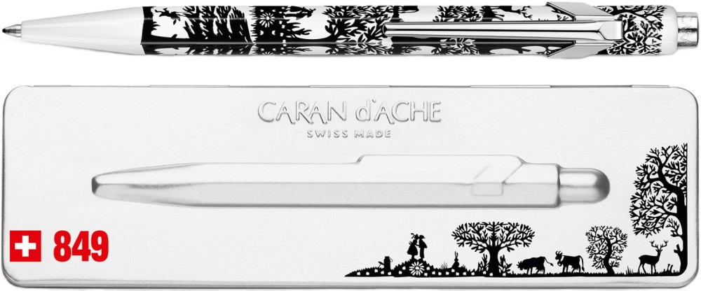 Автоматична Химикалка Caran d'Ache Paper Cut 849 Автоматична Химикалка Caran d'Ache Paper Cut 849 -