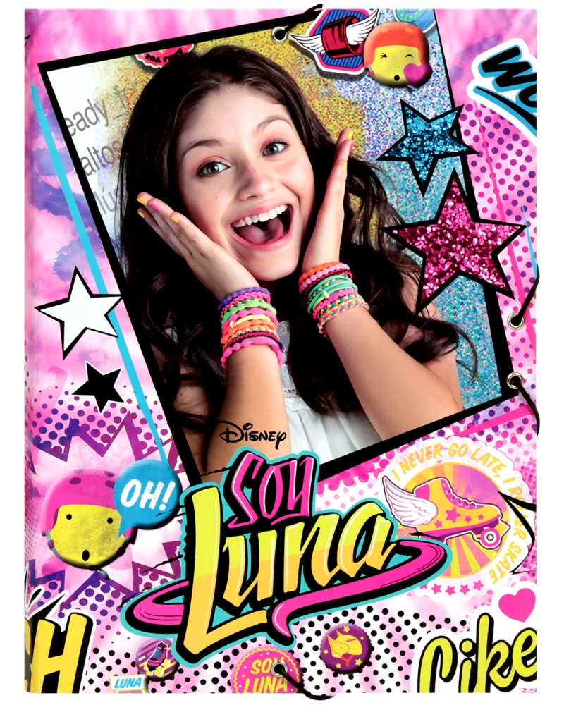 Папка с ластик Montichelvo Soy Luna Папка с ластик Montichelvo Soy Luna - За формат A4 -