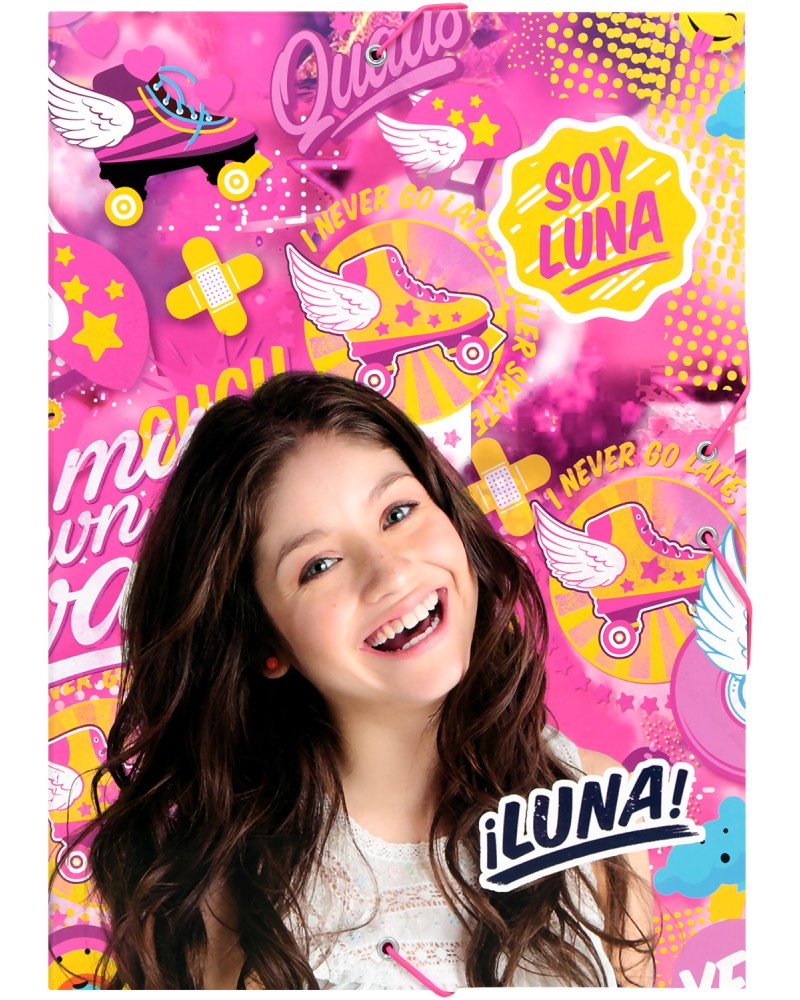 Папка с ластик Montichelvo Soy Luna Папка с ластик Montichelvo Soy Luna - За формат A4 -