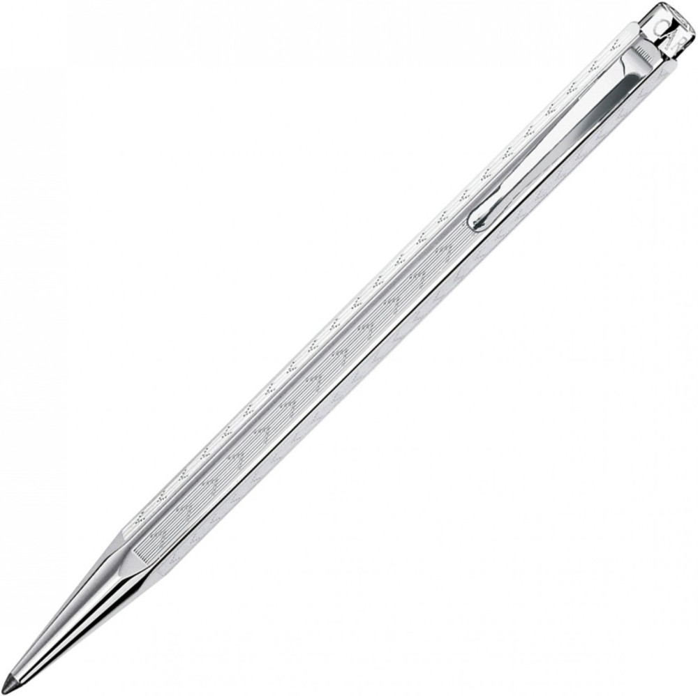 Автоматична химикалка Caran d'Ache Ecridor Chevron silver Автоматична химикалка Caran d'Ache Ecridor Chevron silver - С кутия за съхранение -