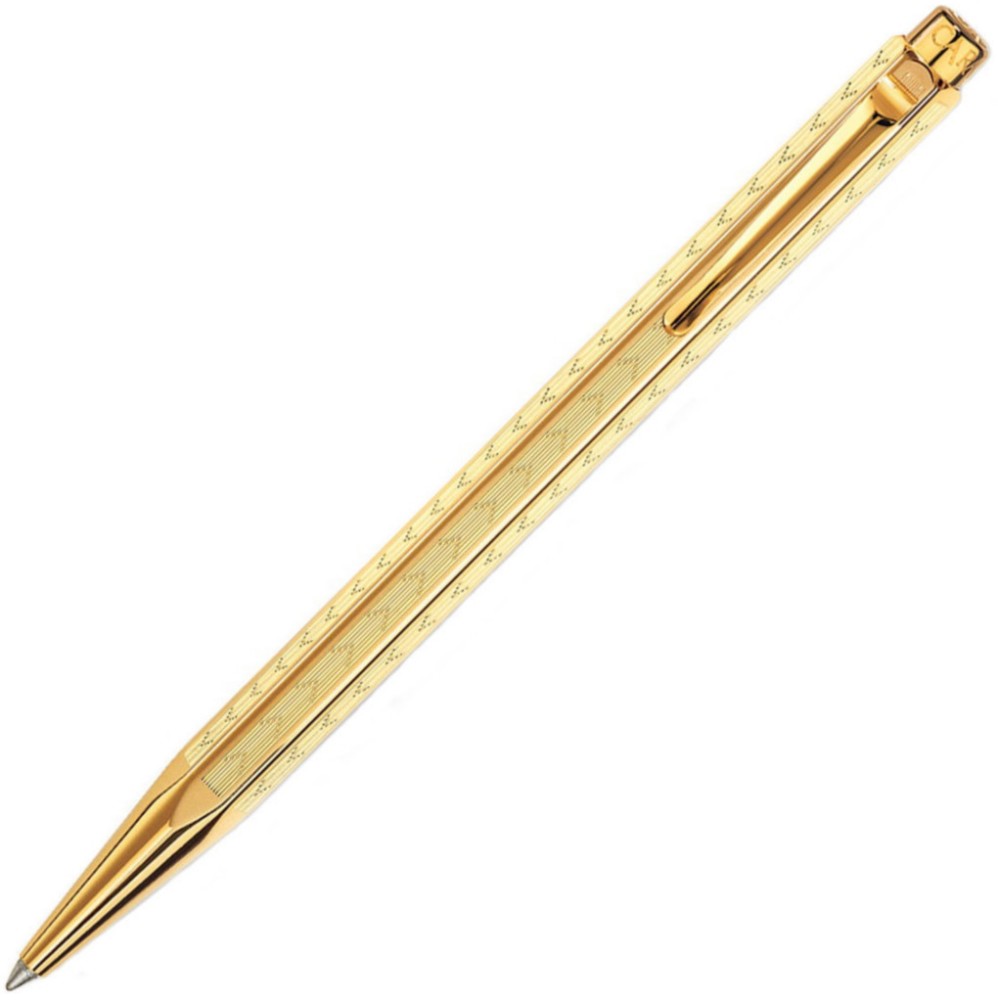 Автоматична химикалка Caran d'Ache Ecridor Chevron gold Автоматична химикалка Caran d'Ache Ecridor Chevron gold - С кутия за съхранение -