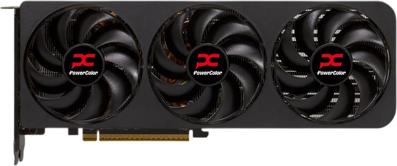 ����� ����� PowerColor Radeon RX 9060 XT Hellhound - 16 GB, GDDR6, 256 bit, Triple Fan - 