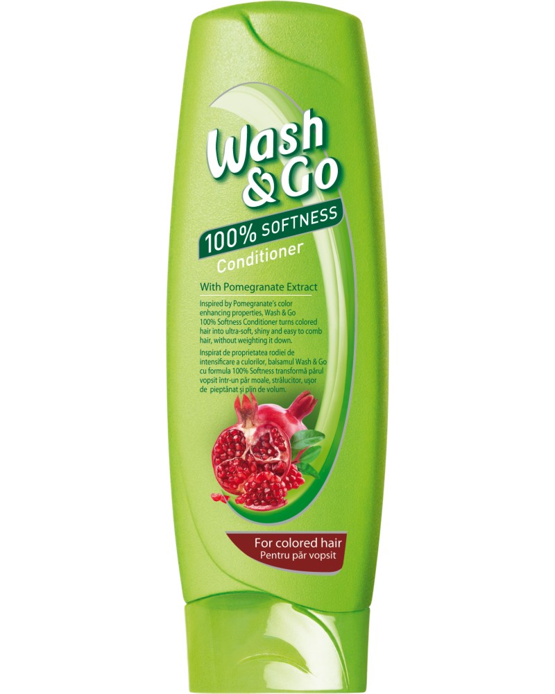 Wash & Go Conditioner With Pomegranate Extract -         - 