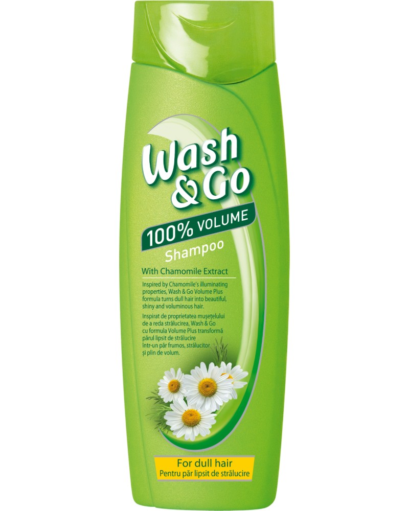 Wash & Go Shampoo With Camomile Extract -          - 