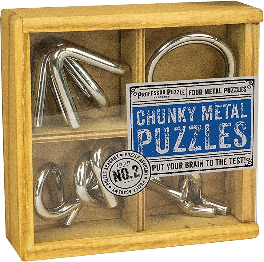 Chunky Metal Puzzles - 4  3D    "Academy" - 