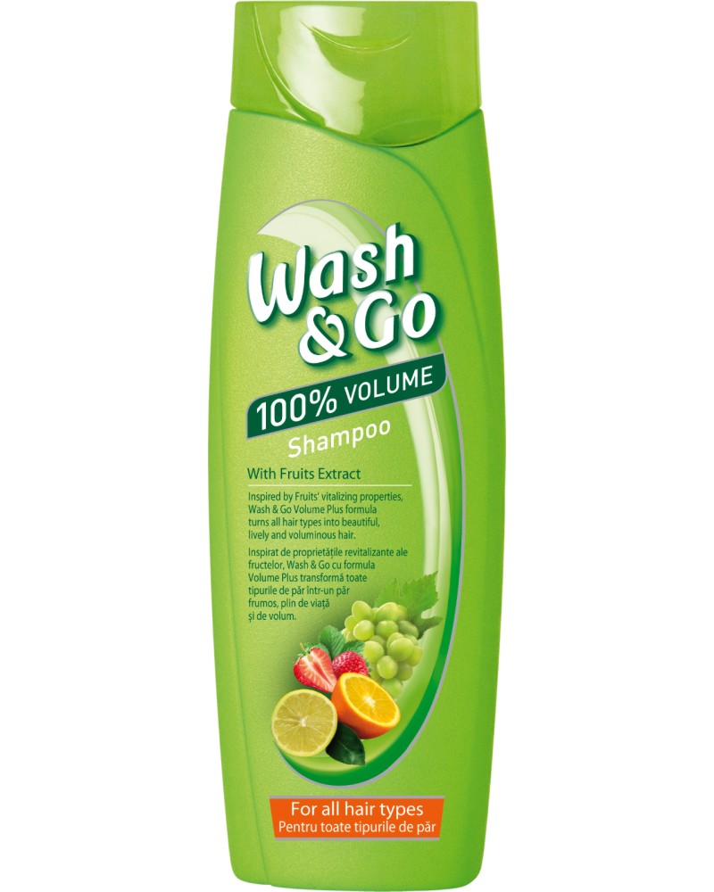 Wash & Go Shampoo With Fruits Extract -         - 