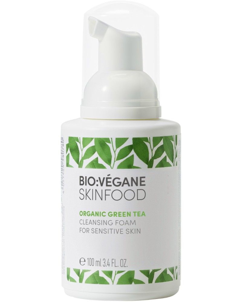 Bio:Vegane Skinfood Organic Green Tea Cleansing Foam -              "Organic Green Tea" - 