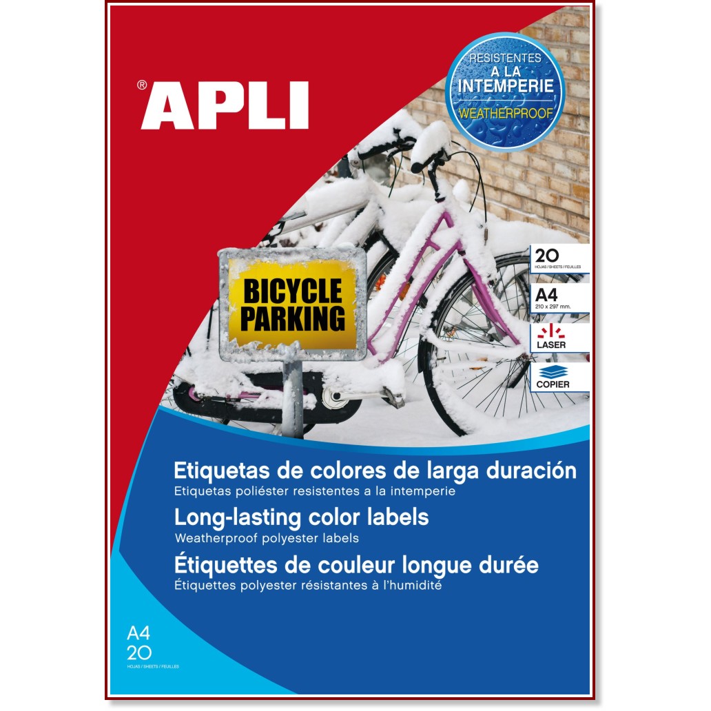����� ����������� ������� �� ���������� Apli - 20 ������������� ������� �� ��������� ������� � ������� 210 x 297 mm - 
