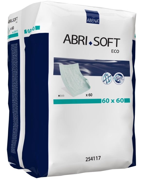 Еко подложки за еднократна употреба Abena Abri-Soft Eco Еко подложки за еднократна употреба Abena Abri-Soft Eco - 60 броя, 60 x 60 cm - продукт