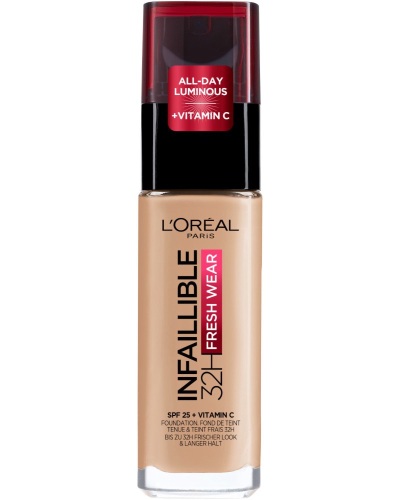 L'Oreal Infaillible 24H Fresh Wear Foundation SPF 25 -       Infallible -   