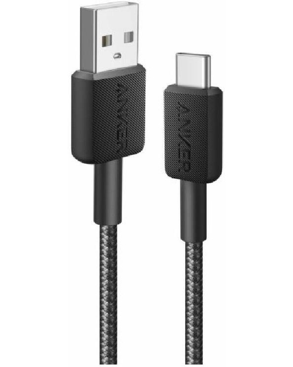 USB-A male ��� USB-C male ����� Anker 322 - 0.91 m - 